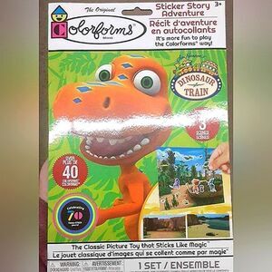 Colorforms Dinosaur Train Sticker Story Adventure